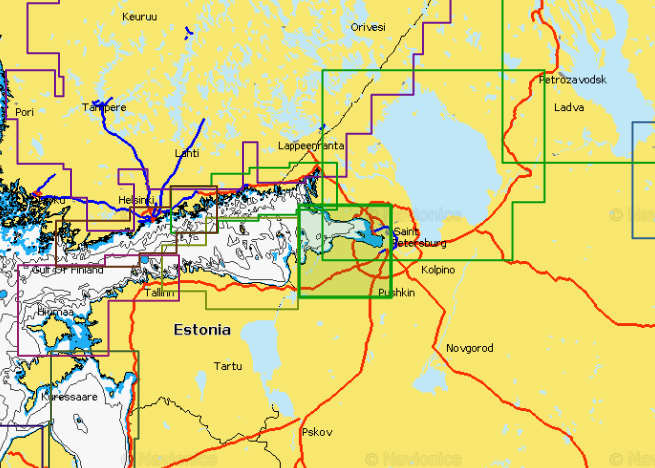 Навионикс река Нева и Невская губа Навионикс река Нева и Невская губа